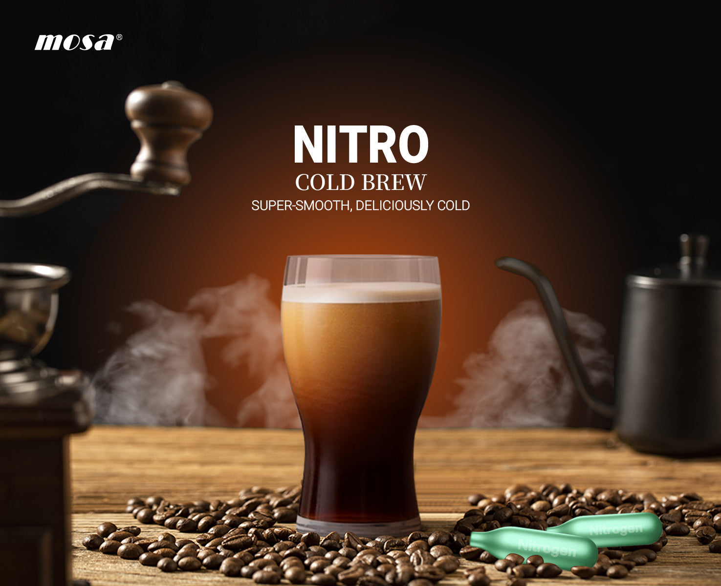 Nitro Cold Brew Coffee Recipe with Mosa