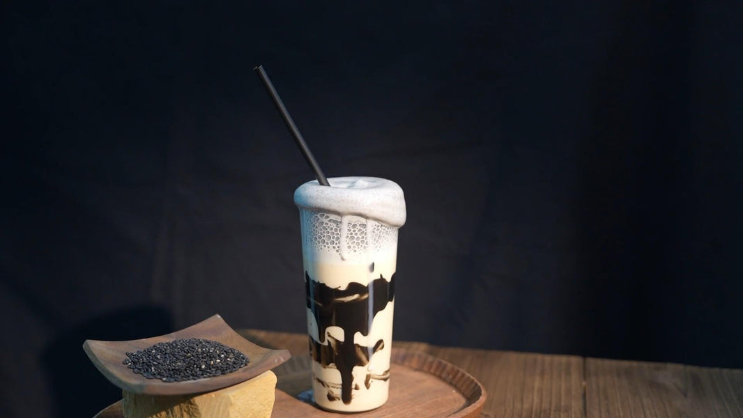 Black sesame seeds drink