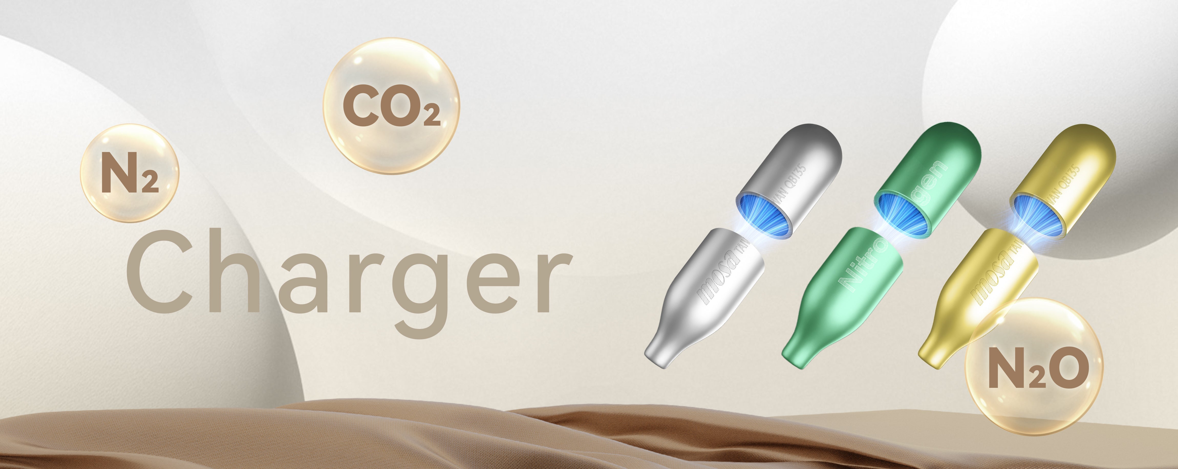 The difference and usage of mosa’s n2o charger and mosa's co2 charger