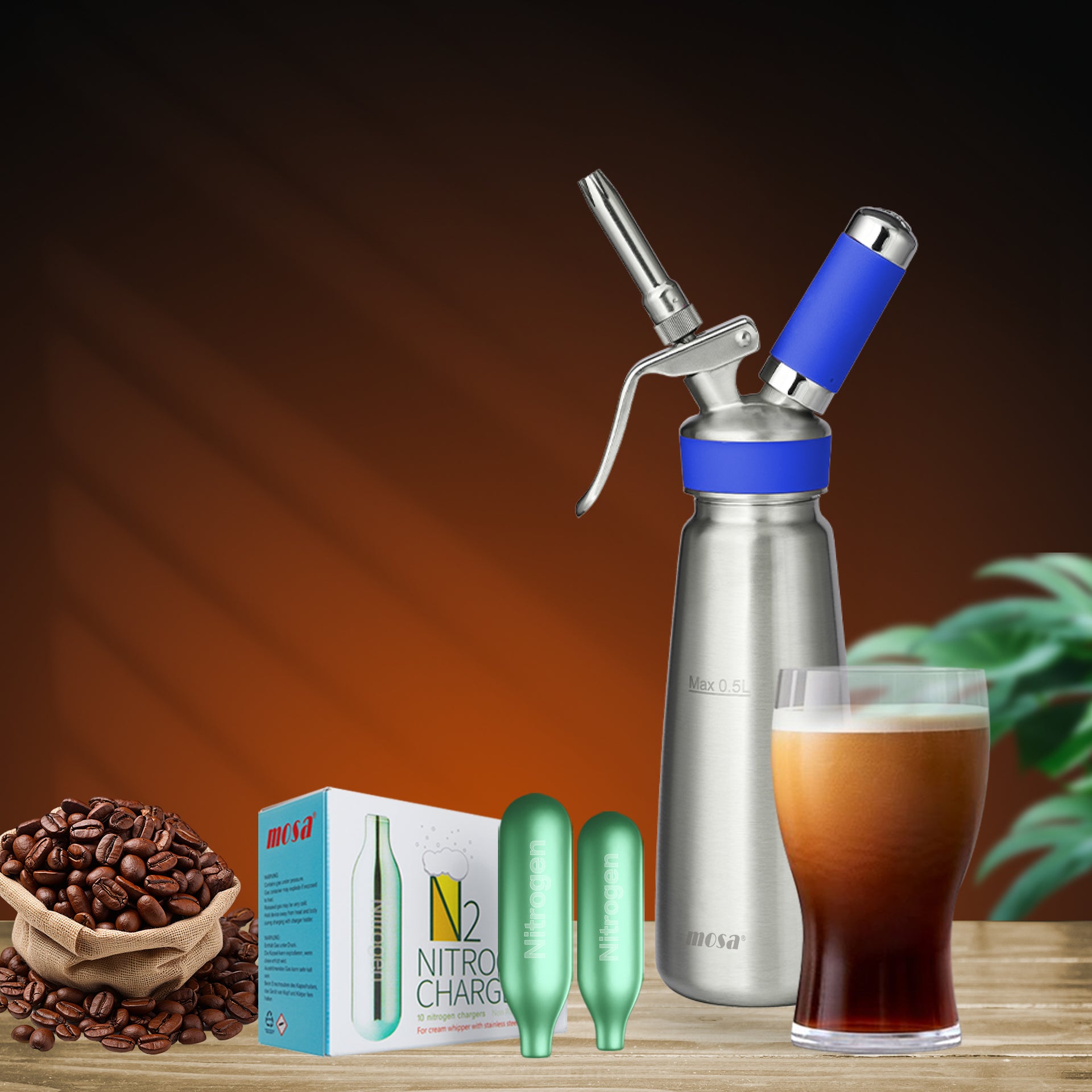 Mosa 2Gram Nitro Cold Brew Coffee Refills 10PCS